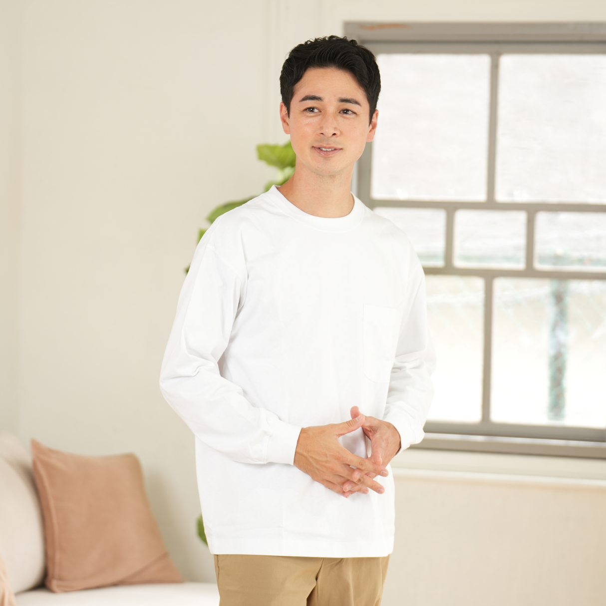 綿100% BIG Tシャツ(長袖)