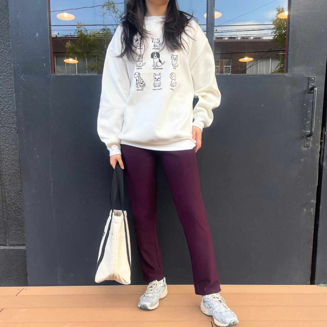 裏起毛スウェットプルオーバー