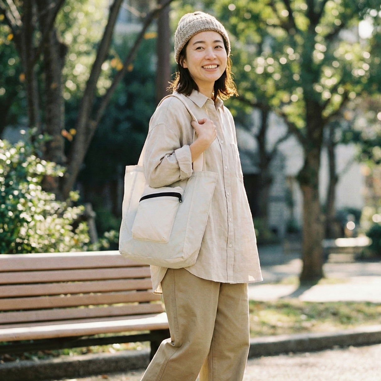 リバーシブルトートバッグ