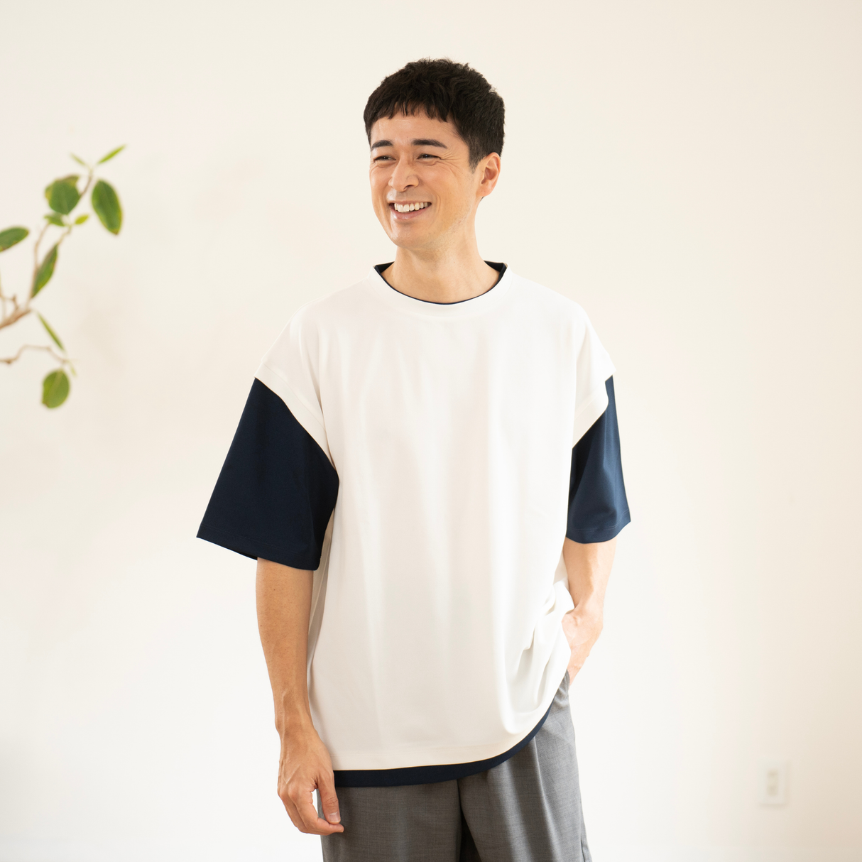 イージーケア&ドライBIG Tシャツ(レイヤード)