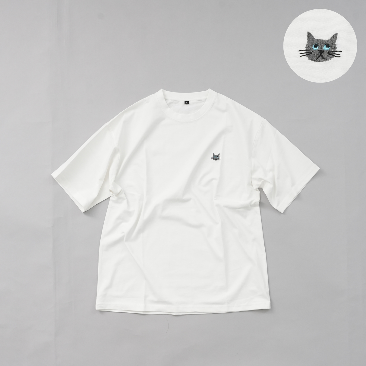 綿100%刺繍Tシャツ(動物)