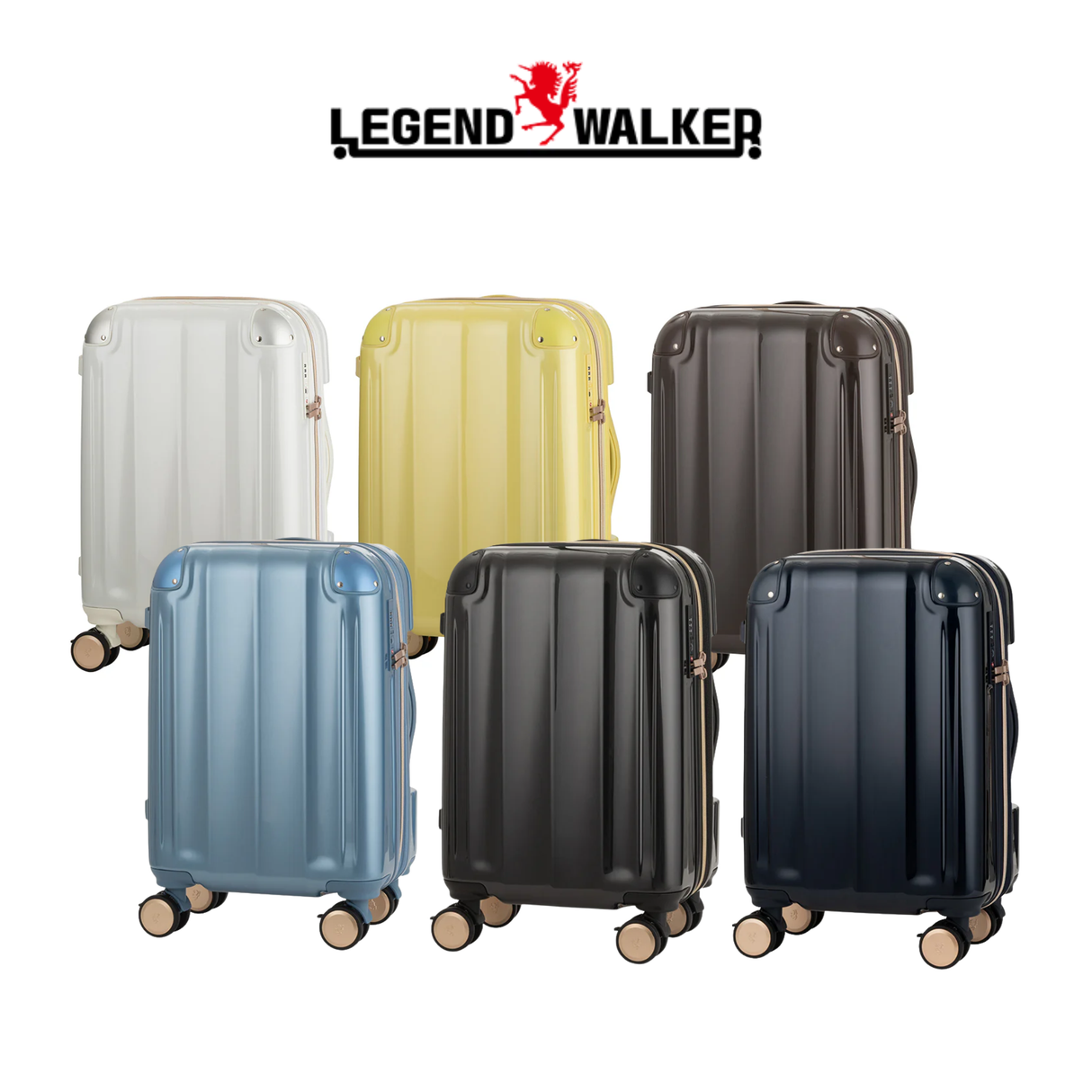 ストッパー付き鏡面拡張ファスナーキャリーVELIRO34L
