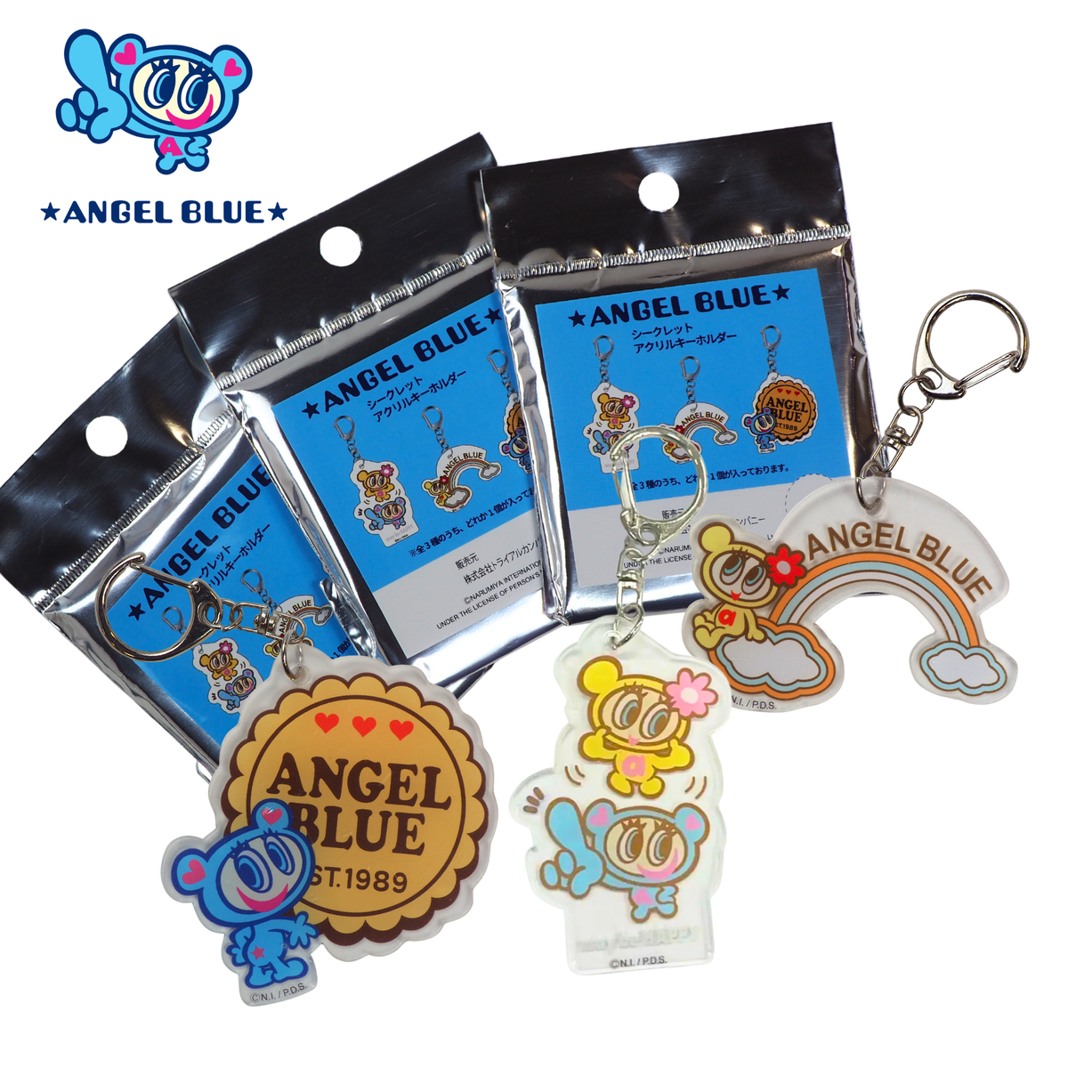 【ANGEL BLUE】シークレットアクリルキーホルダー