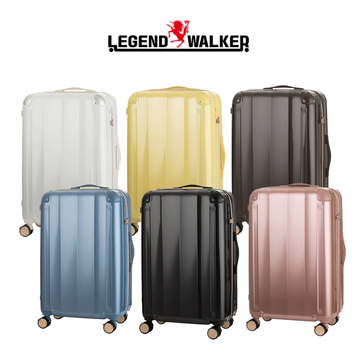 ストッパー付き鏡面拡張ファスナーキャリーVELIRO82L