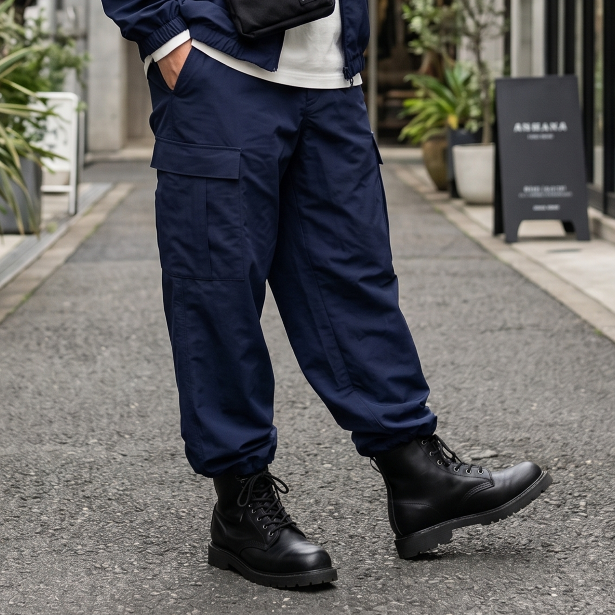 コーデュラナイロンカーゴパンツ