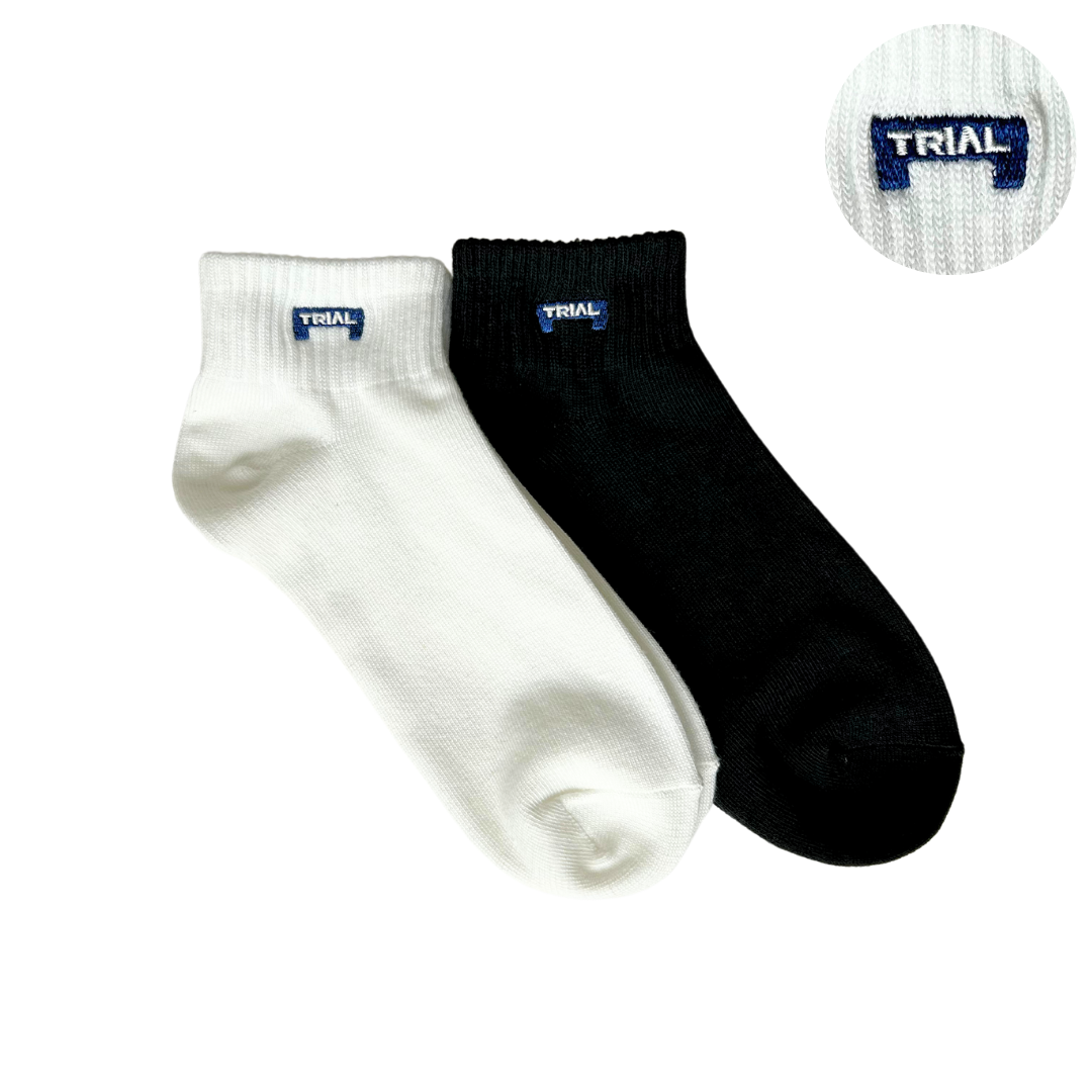 ロゴ刺繍アンクルソックス(TRIAL)
