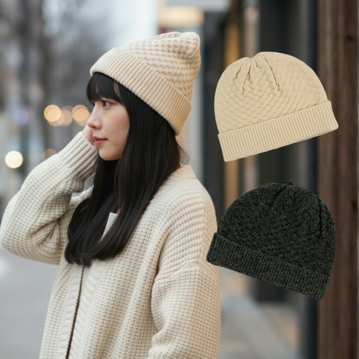 ニットキャップ