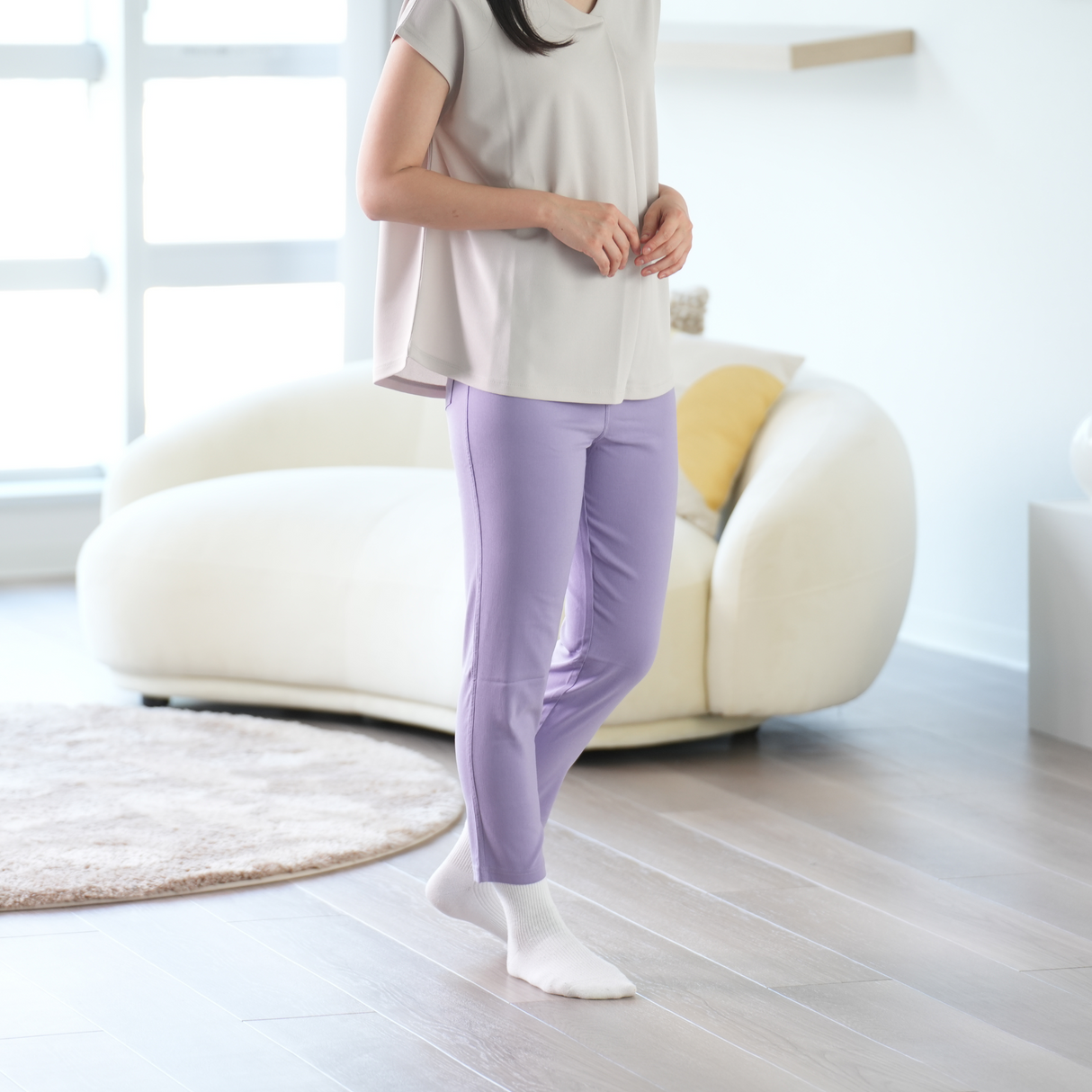 よろこ美レギンスパンツCOOL(クロップド)