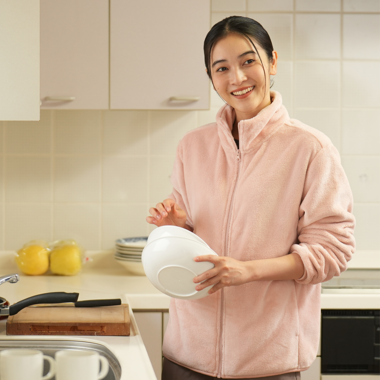 シルキーフリースジャケット