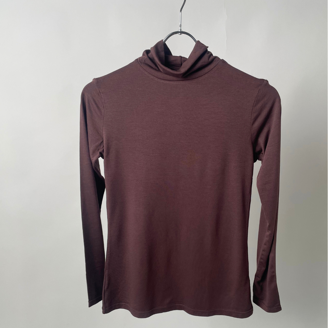 オンフィールタートルネックT/9分袖