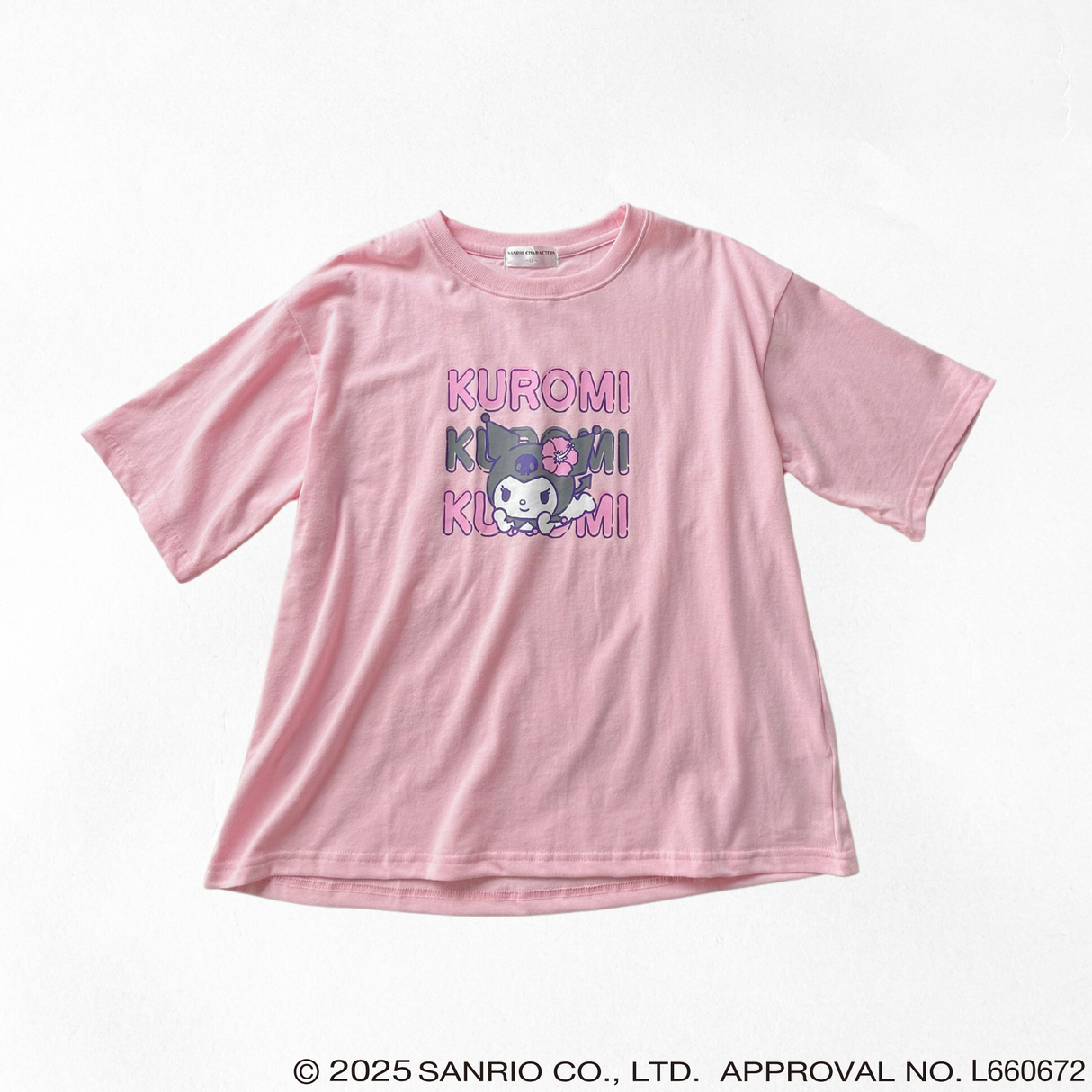 サンリオキャラクターズ前ロゴ半袖Tシャツ