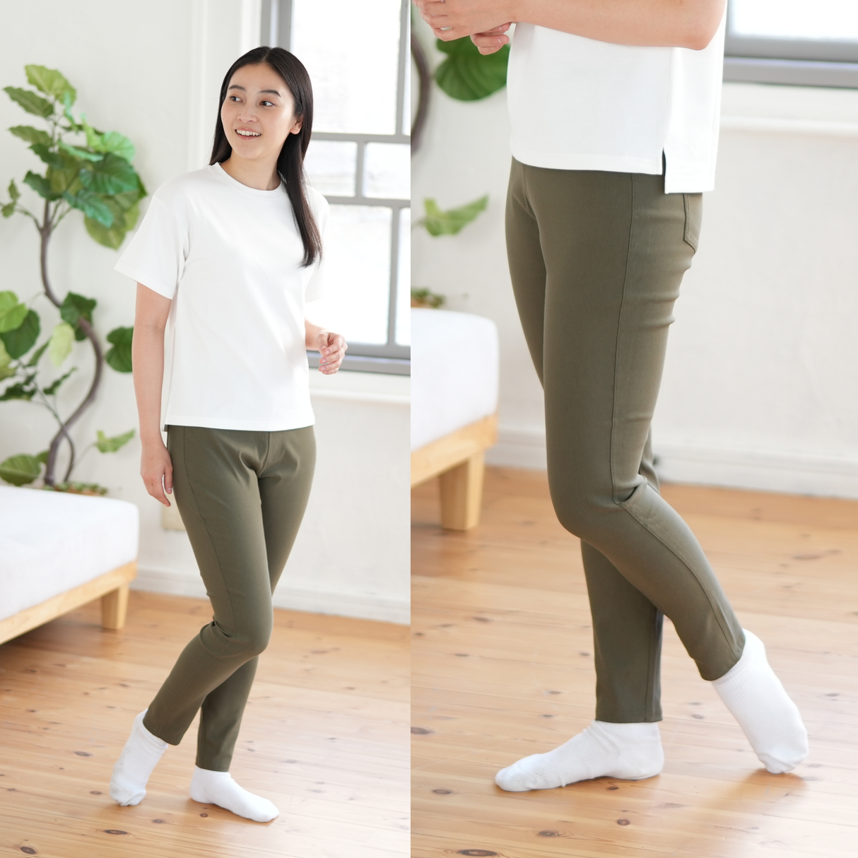 スラリノ レギンスパンツ