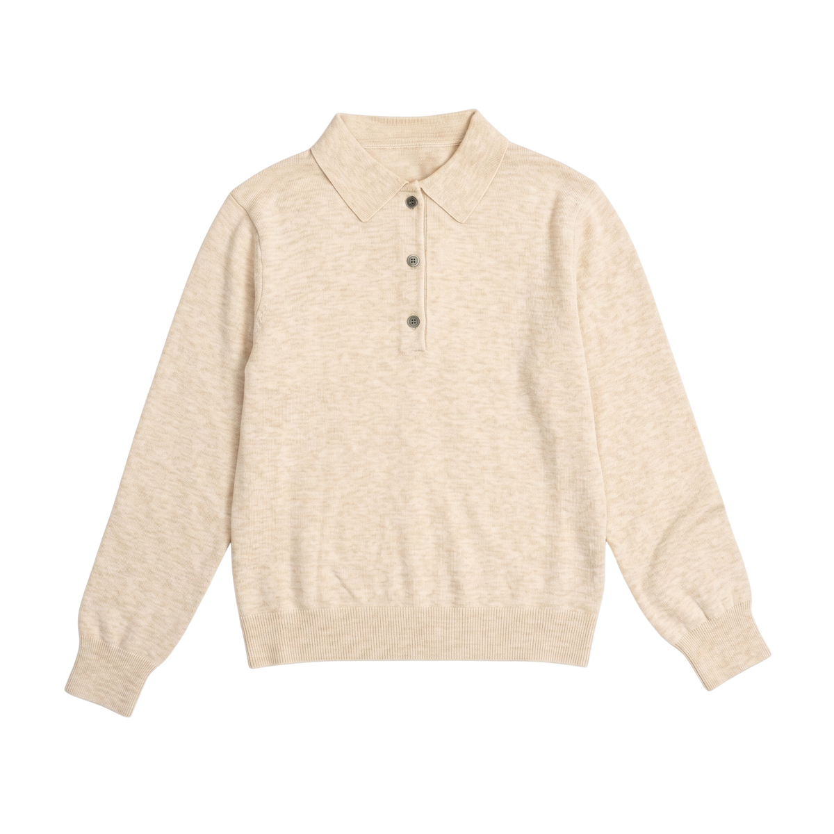 シルキーニットポロシャツ