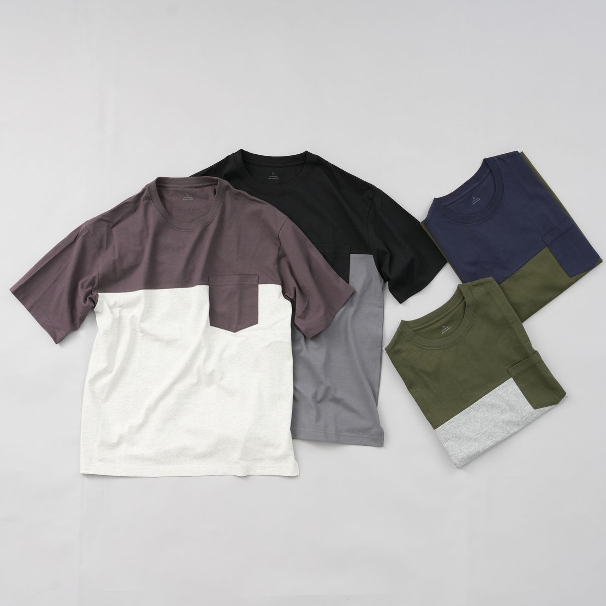 綿100% BIG Tシャツ (切替)