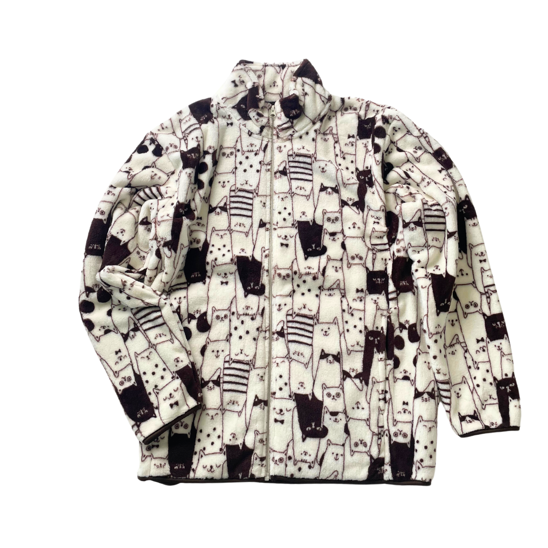 シルキーフリースジャケット 総柄(2024年モデル)