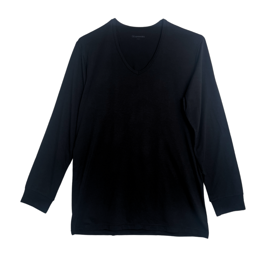 オンフィールVネックT/長袖