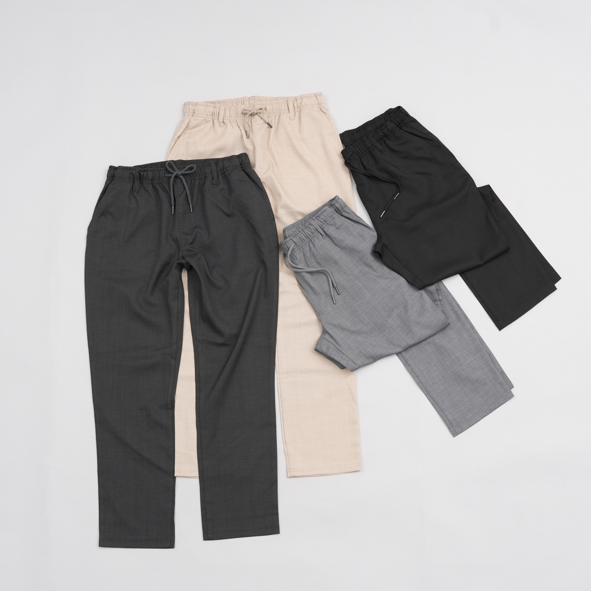 NOBIRUNOストレッチパンツ(リネンライク)