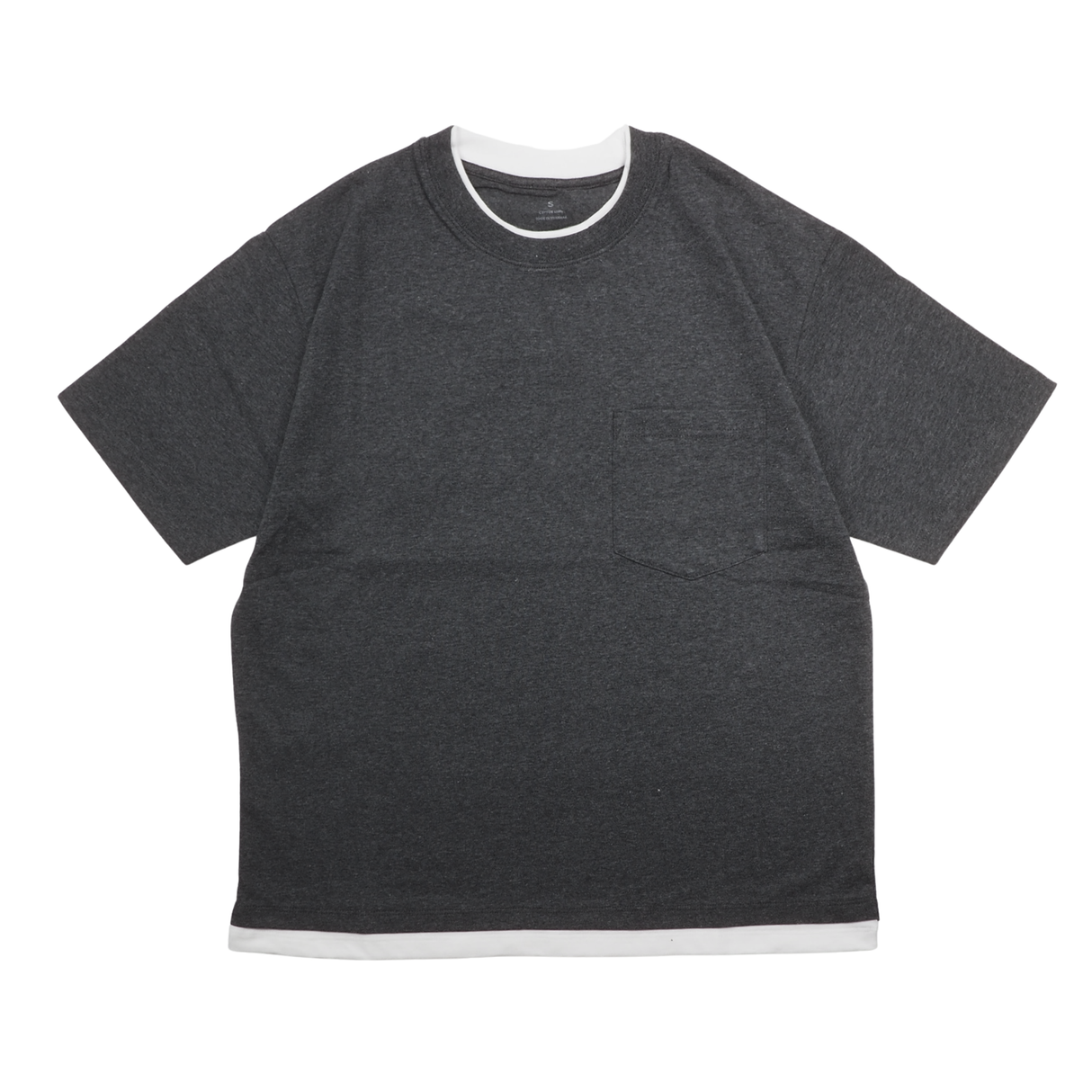 綿100% BIG Tシャツ(半袖)レイヤード