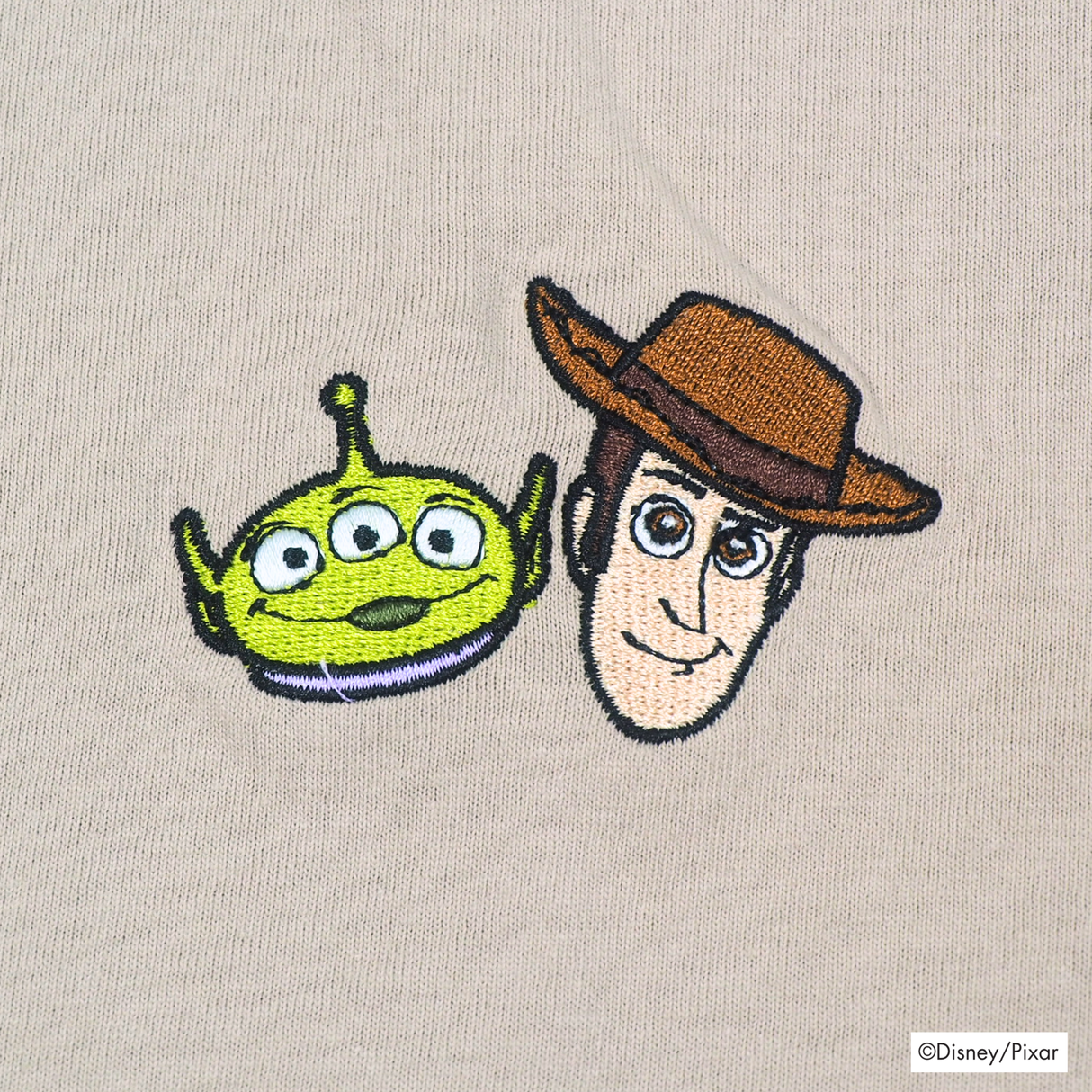 【トイ・ストーリー】ワンポイント刺繍Tシャツ