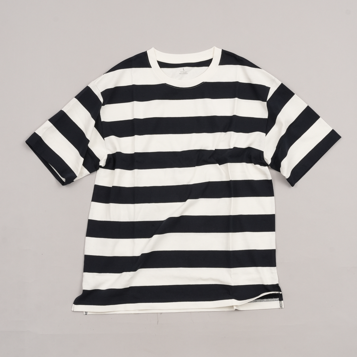 綿100%BIG Tシャツ(半袖) ボーダー