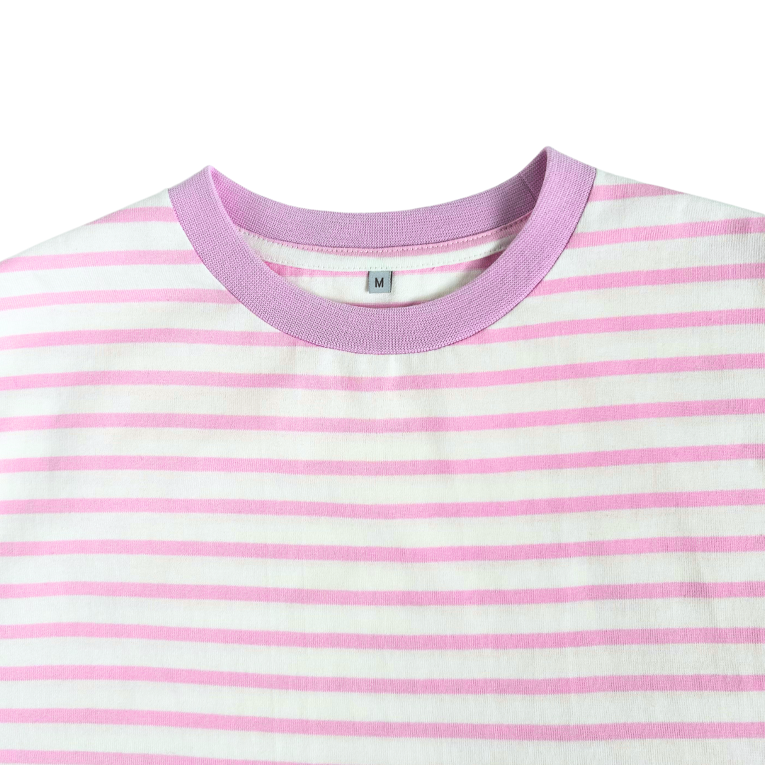 しっかりコットンボーダーTシャツ(長袖)