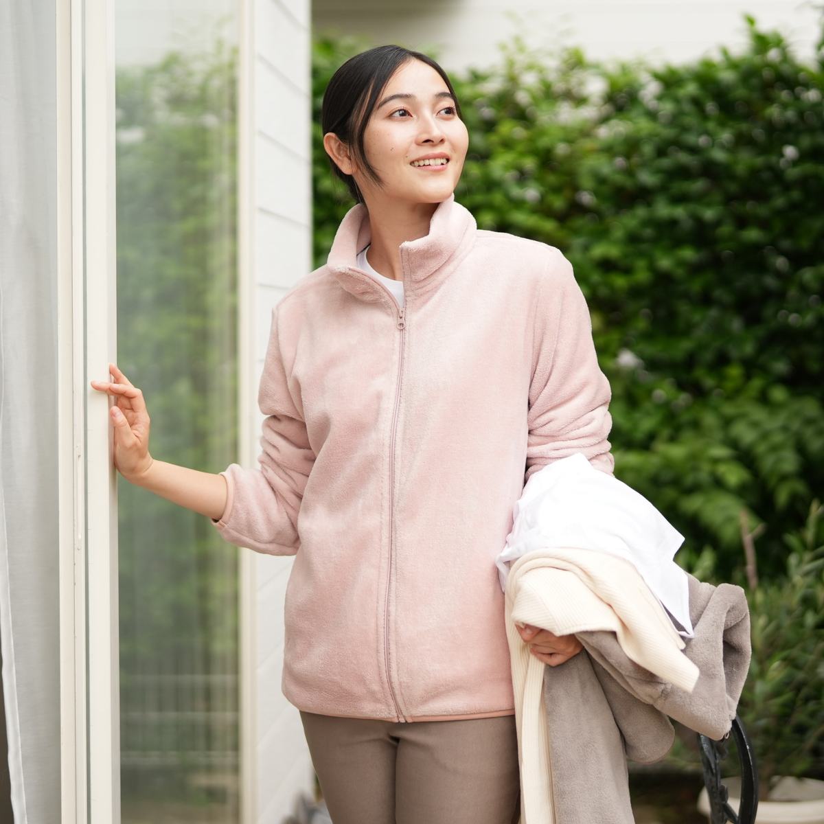 シルキーフリースジャケット