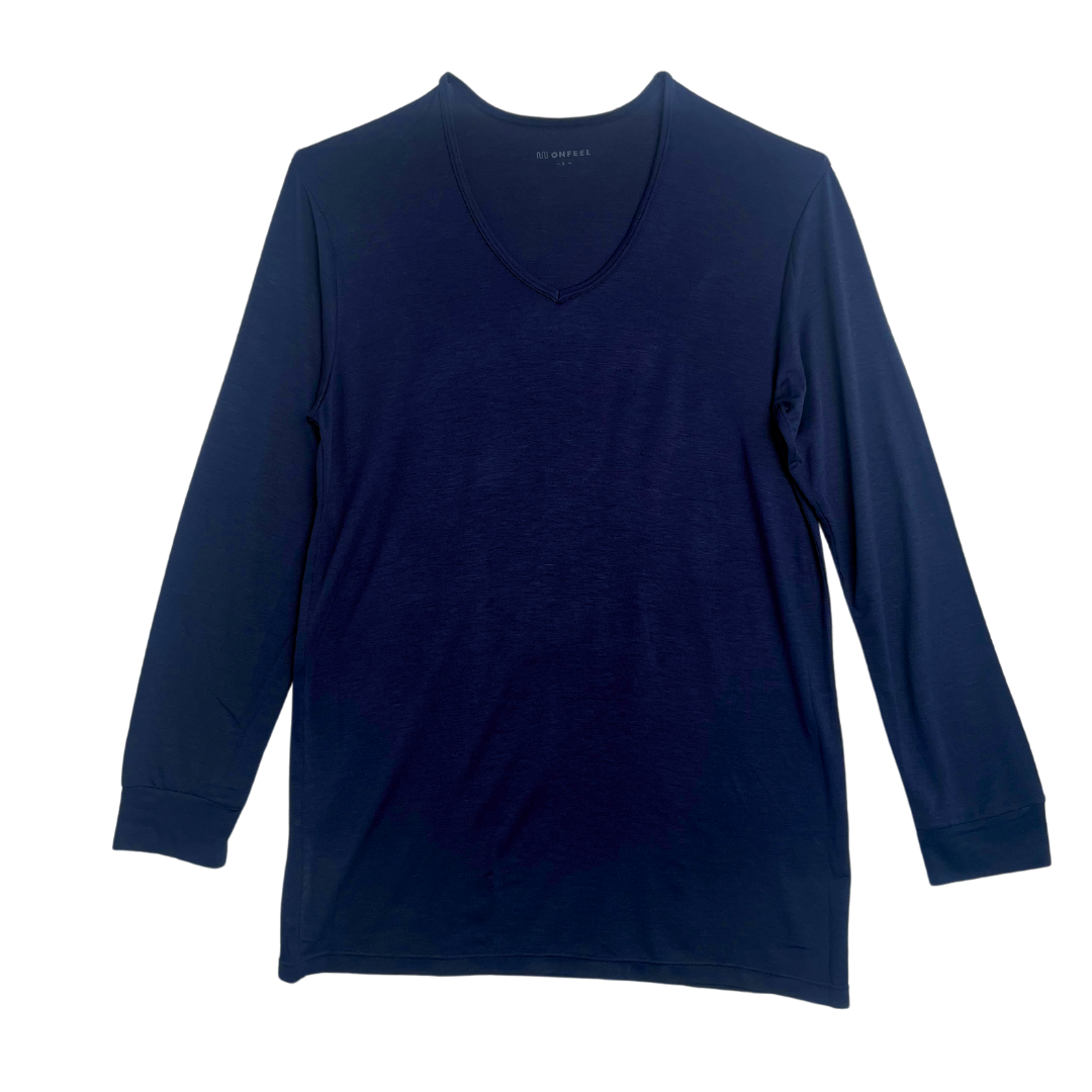 オンフィールVネックT/長袖