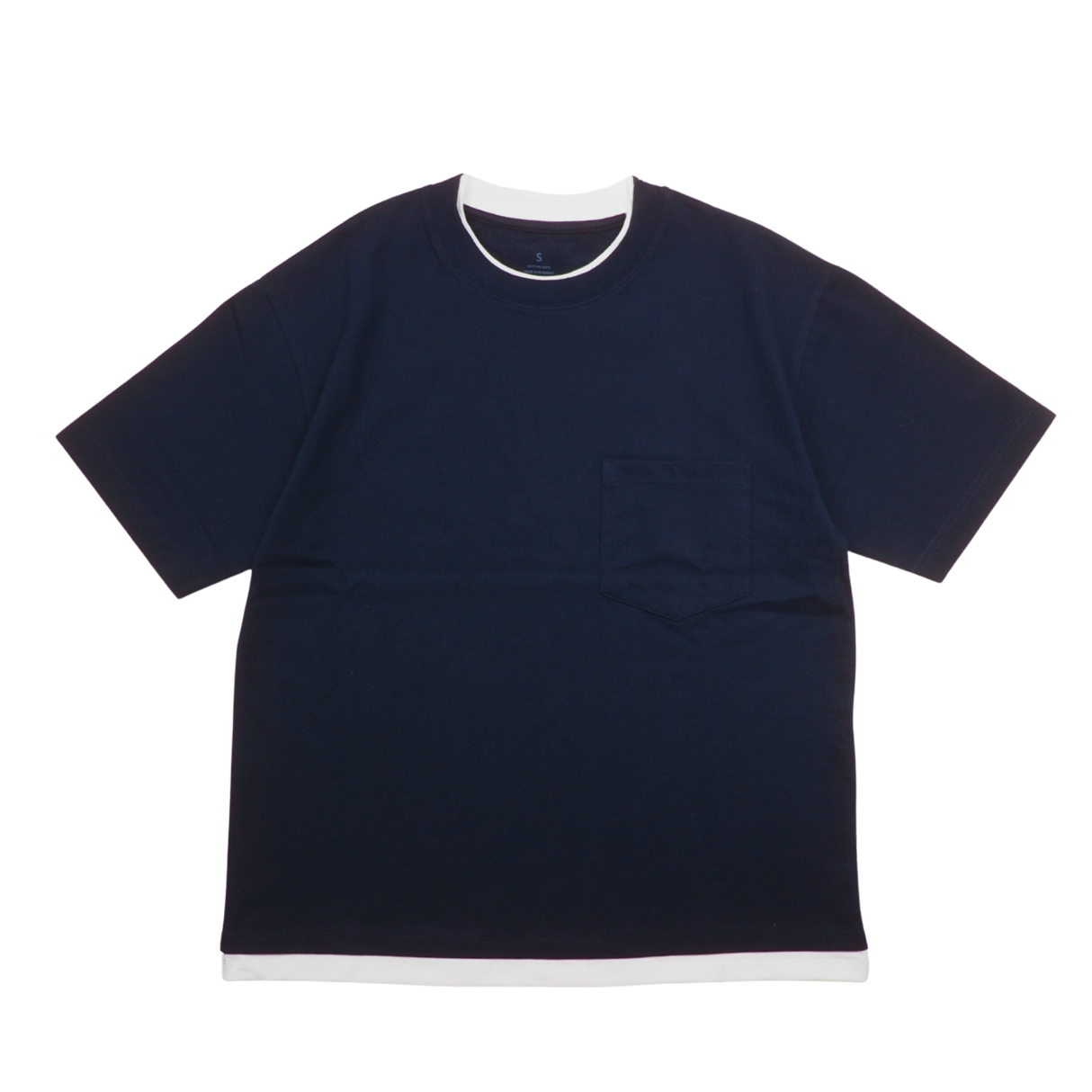 綿100% BIG Tシャツ(半袖)レイヤード