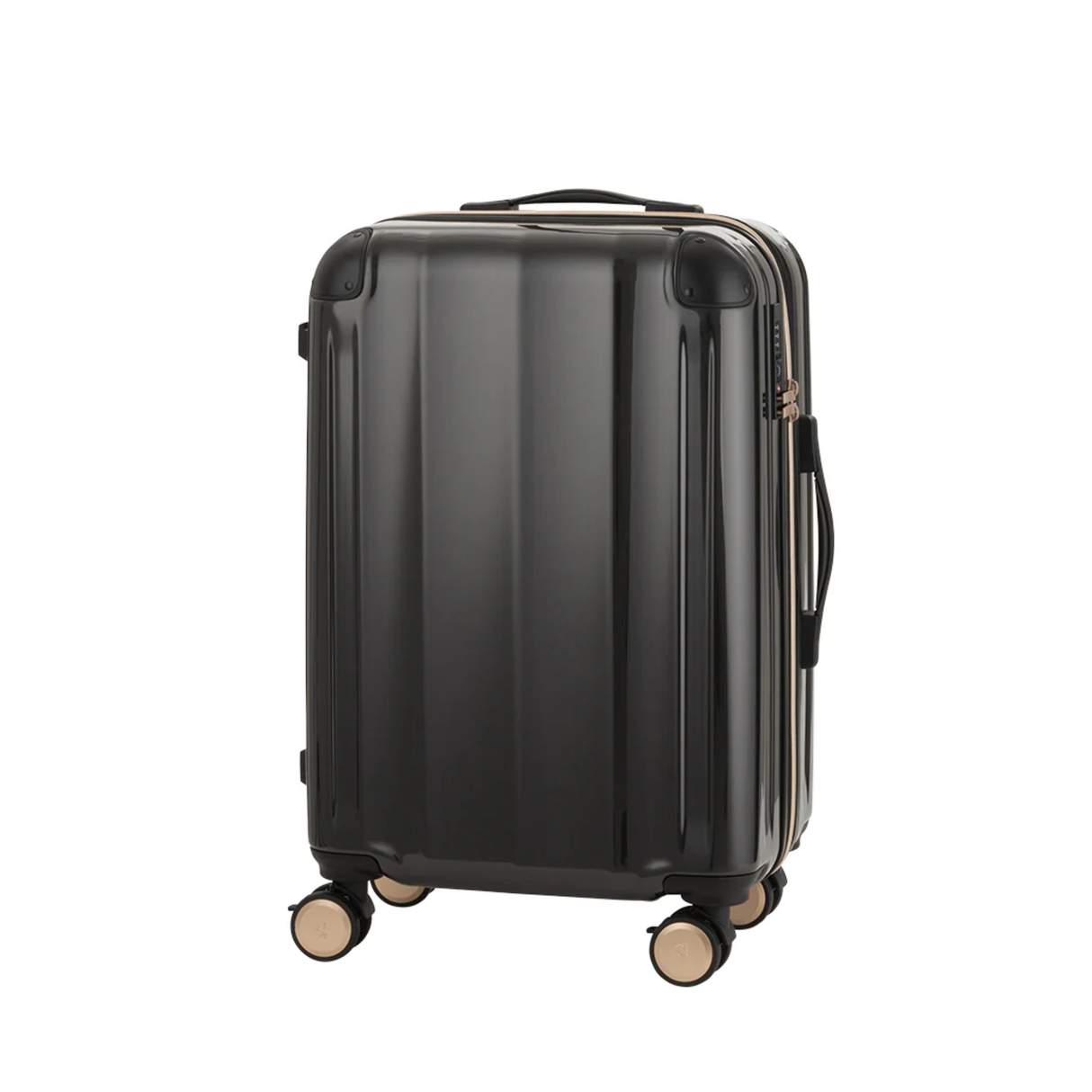 ストッパー付き鏡面拡張ファスナーキャリーVELIRO56L