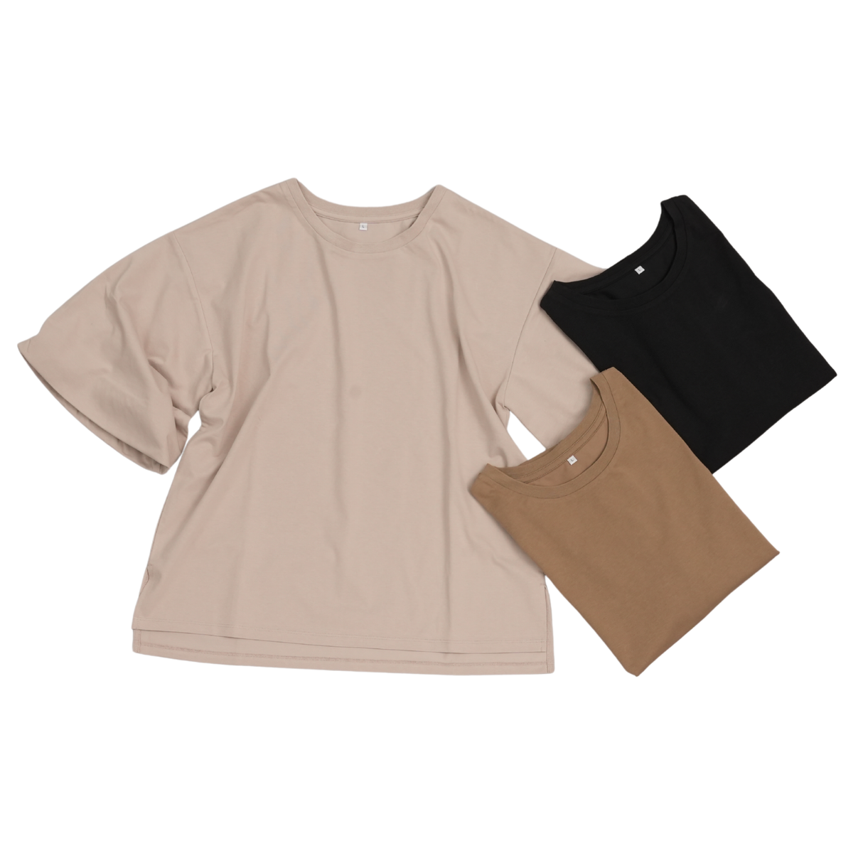 サラックスボリューム袖Tシャツ