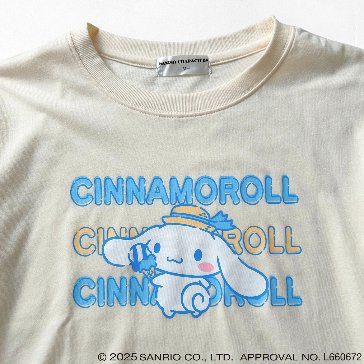 サンリオキャラクターズ前ロゴ半袖Tシャツ