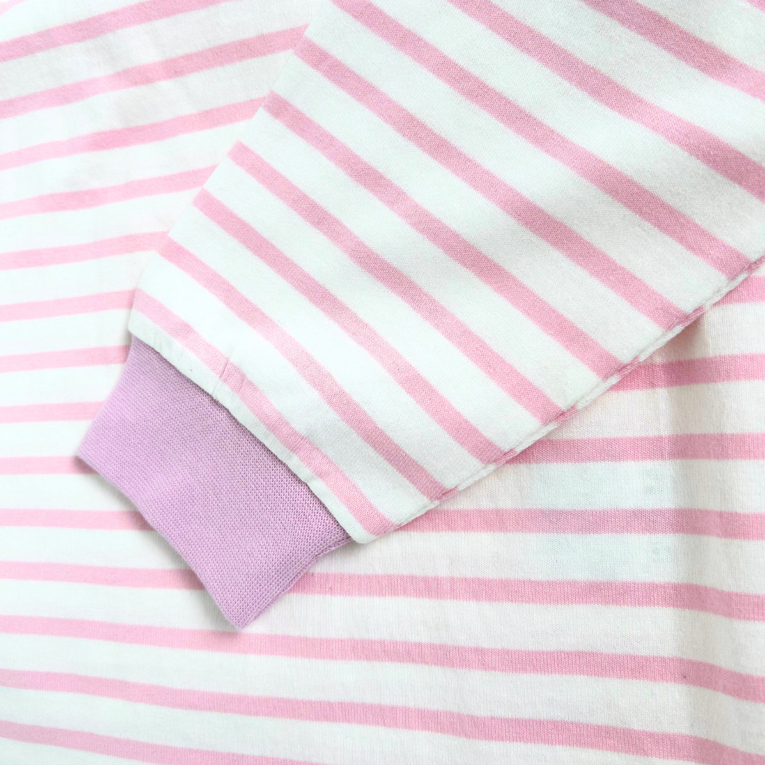 しっかりコットンボーダーTシャツ(長袖)