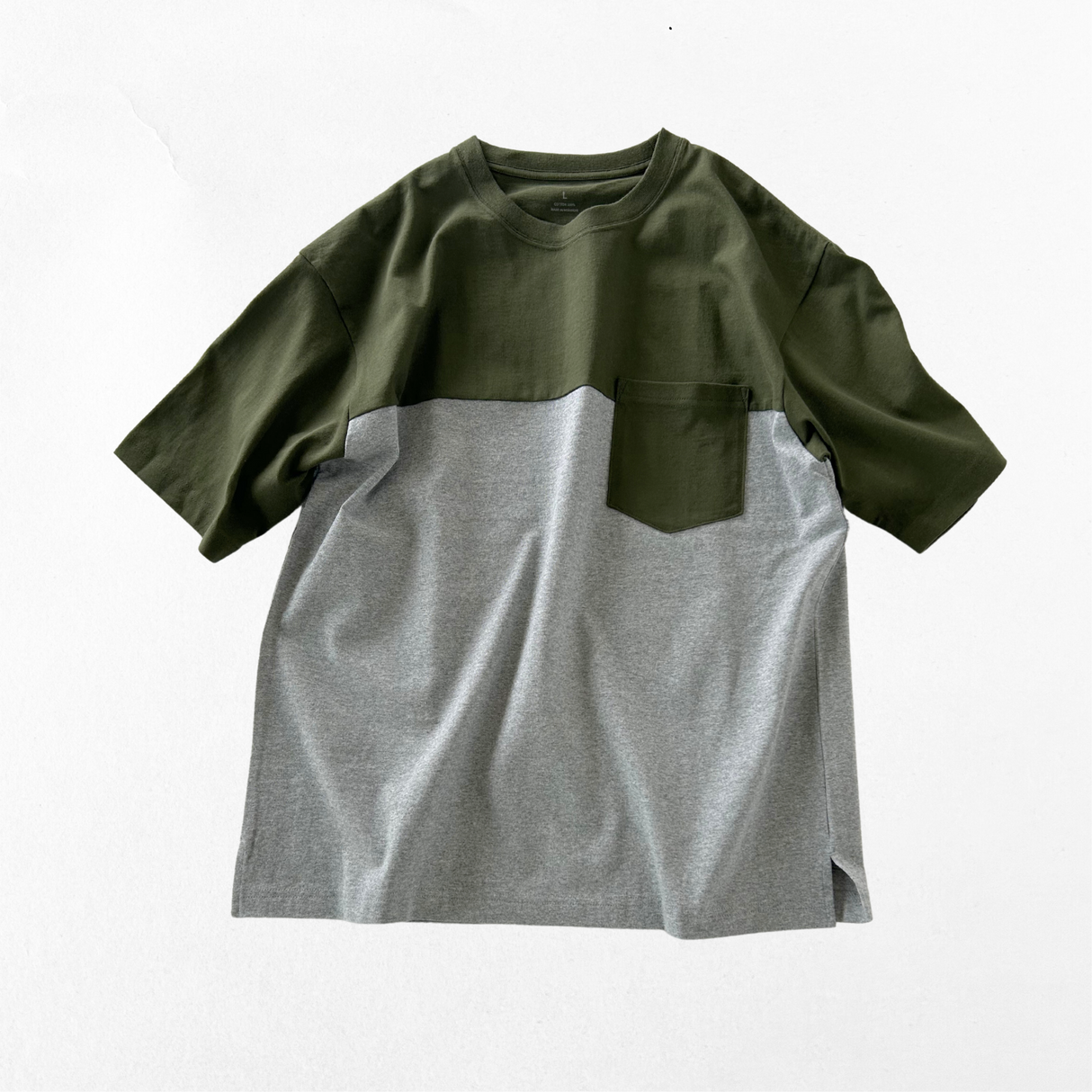 綿100% BIG Tシャツ (切替)