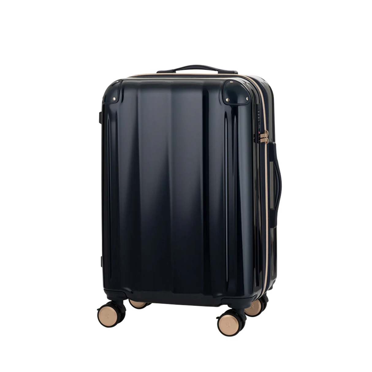 ストッパー付き鏡面拡張ファスナーキャリーVELIRO56L