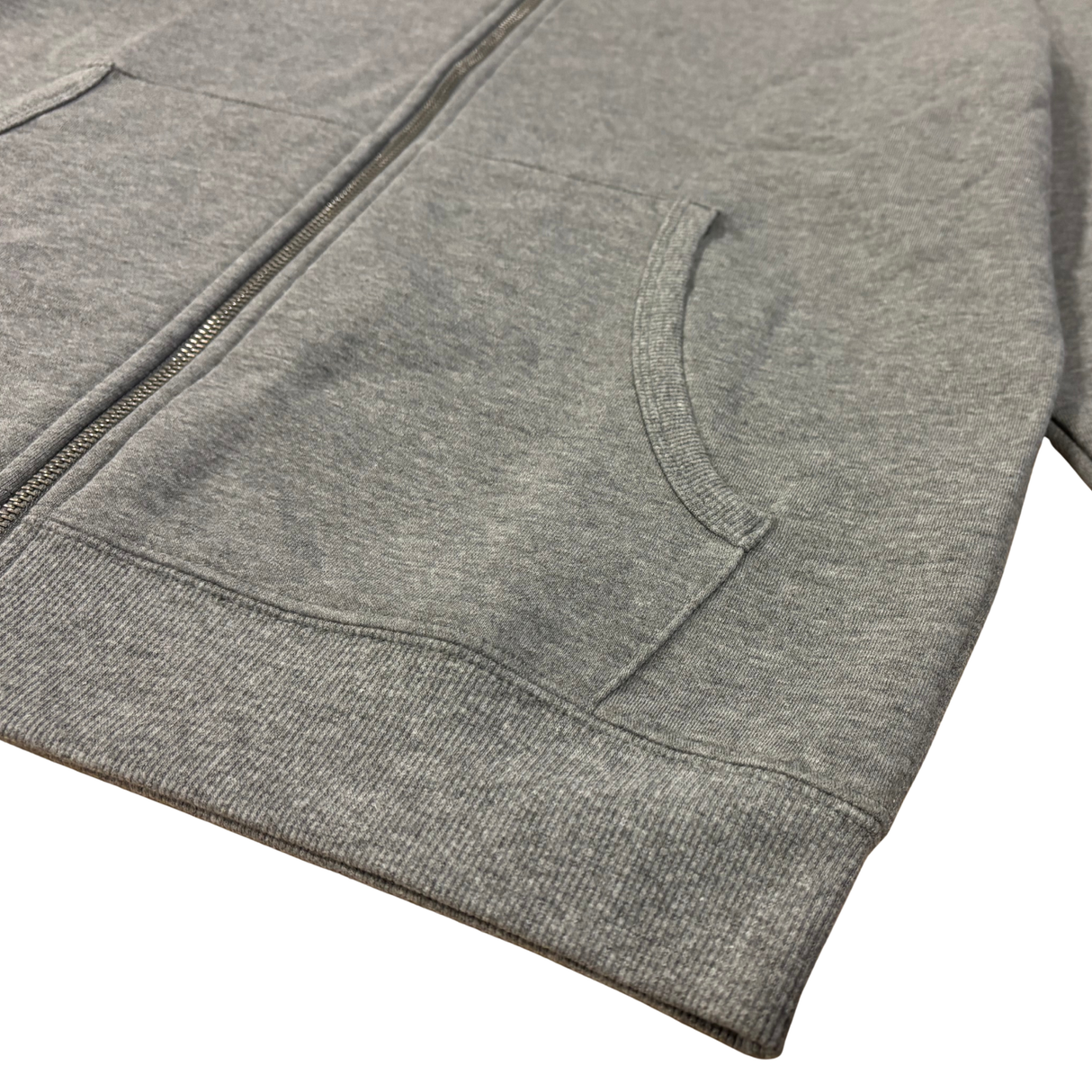 裏起毛スウェットダブルジップパーカー