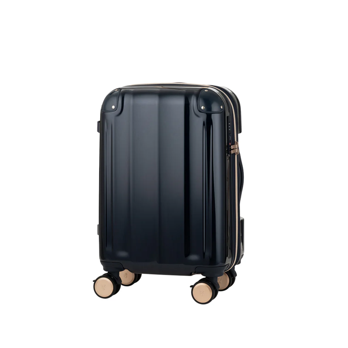 ストッパー付き鏡面拡張ファスナーキャリーVELIRO34L