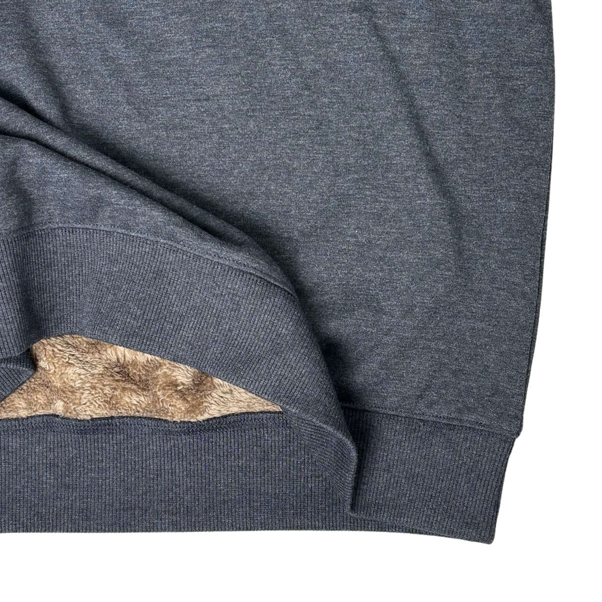 裏ボアクルーネックトレーナー