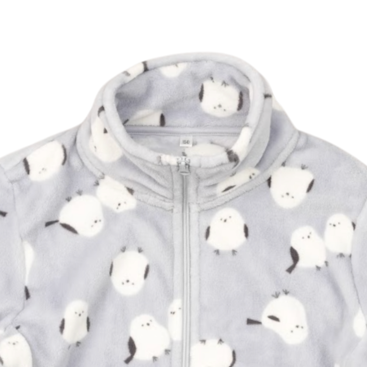 キッズシルキーフリースジャケット総柄