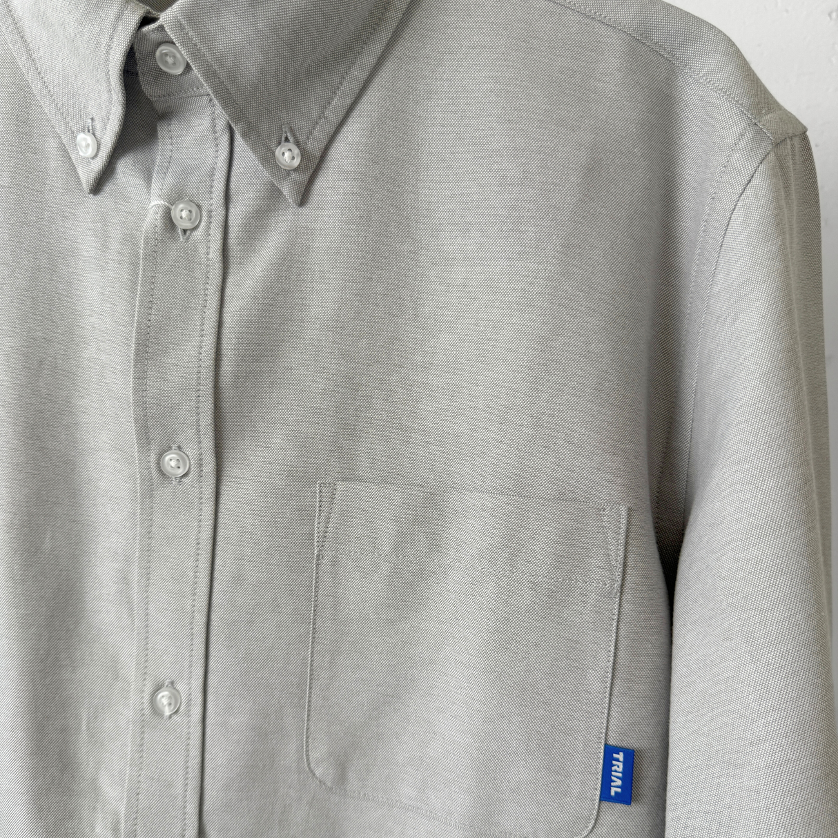 ロゴポケットオックスフォードシャツ(TRIAL)