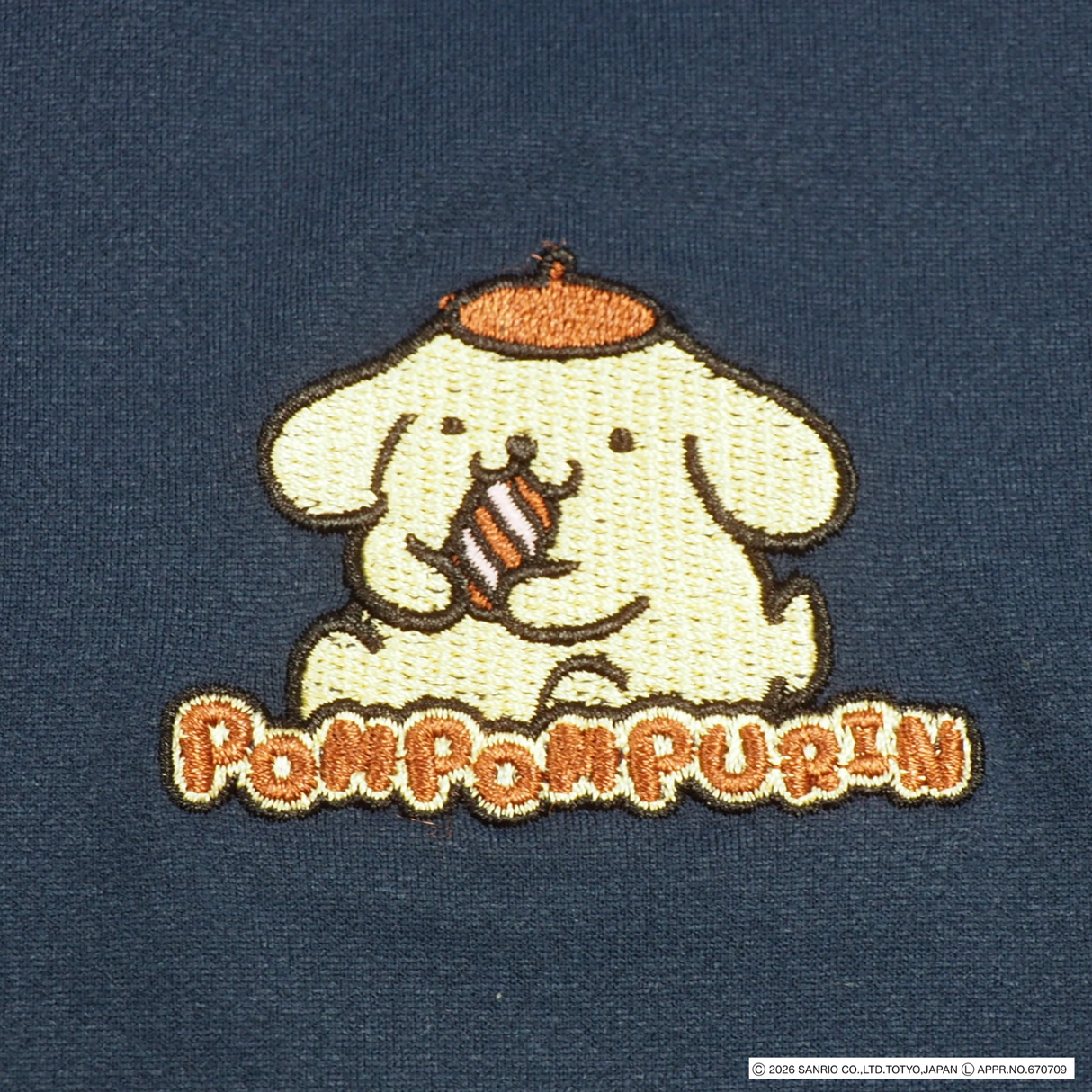 【サンリオキャラクターズ】ポムポムプリンワンポイント冷感Tシャツ
