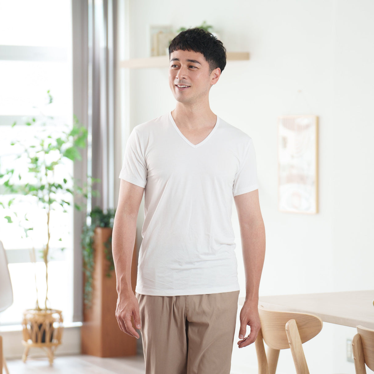 オンフィールVネックT/半袖