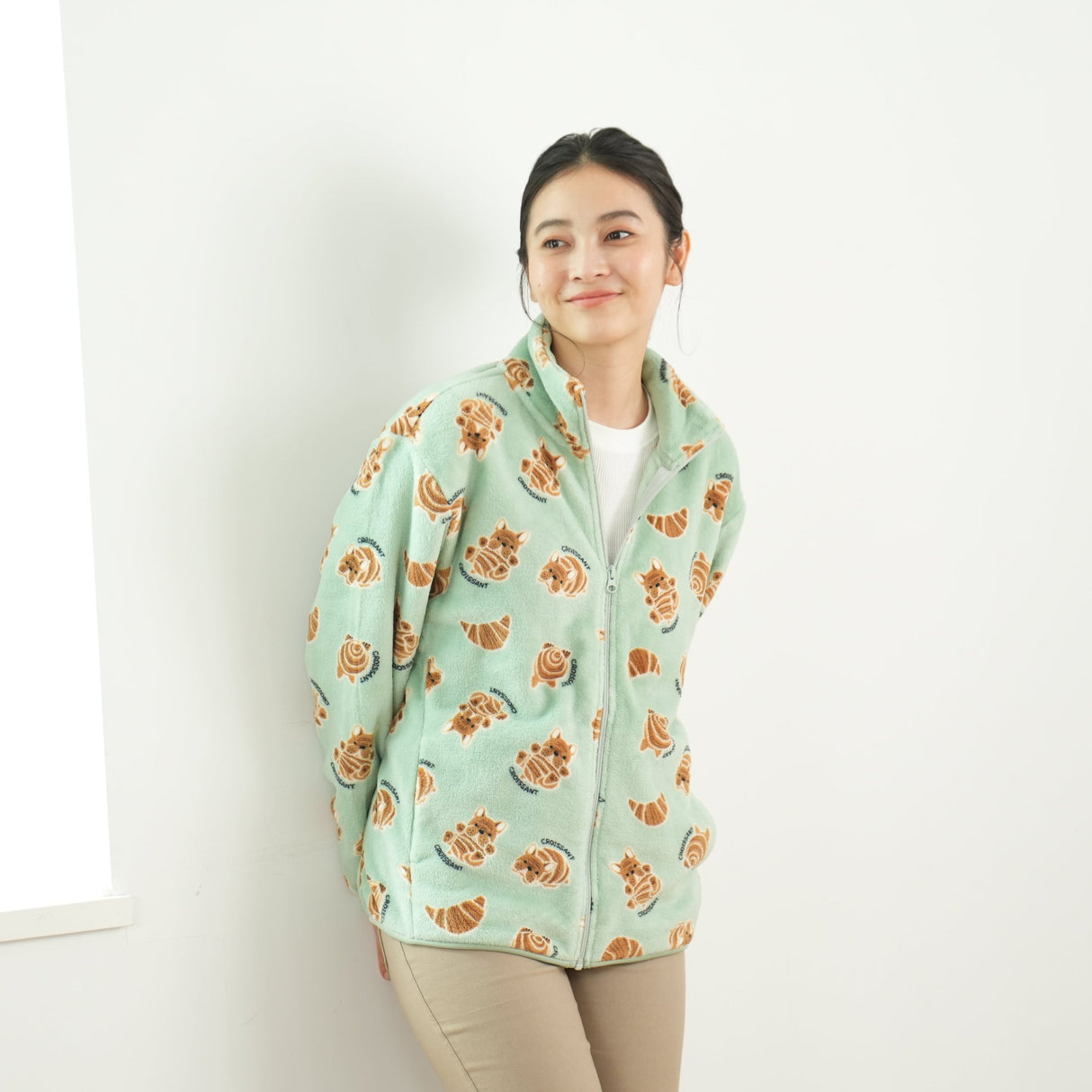 シルキーフリースジャケット 総柄(2024年モデル)