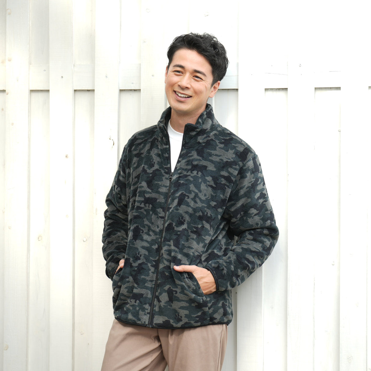 シルキーフリースジャケット 総柄(2024年モデル)