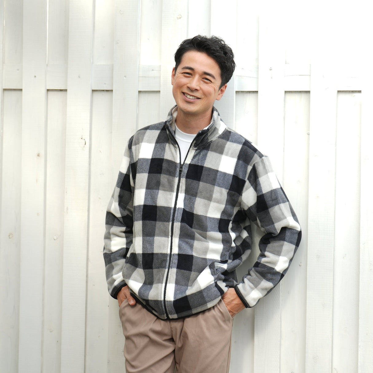 シルキーフリースジャケット 総柄(2024年モデル)