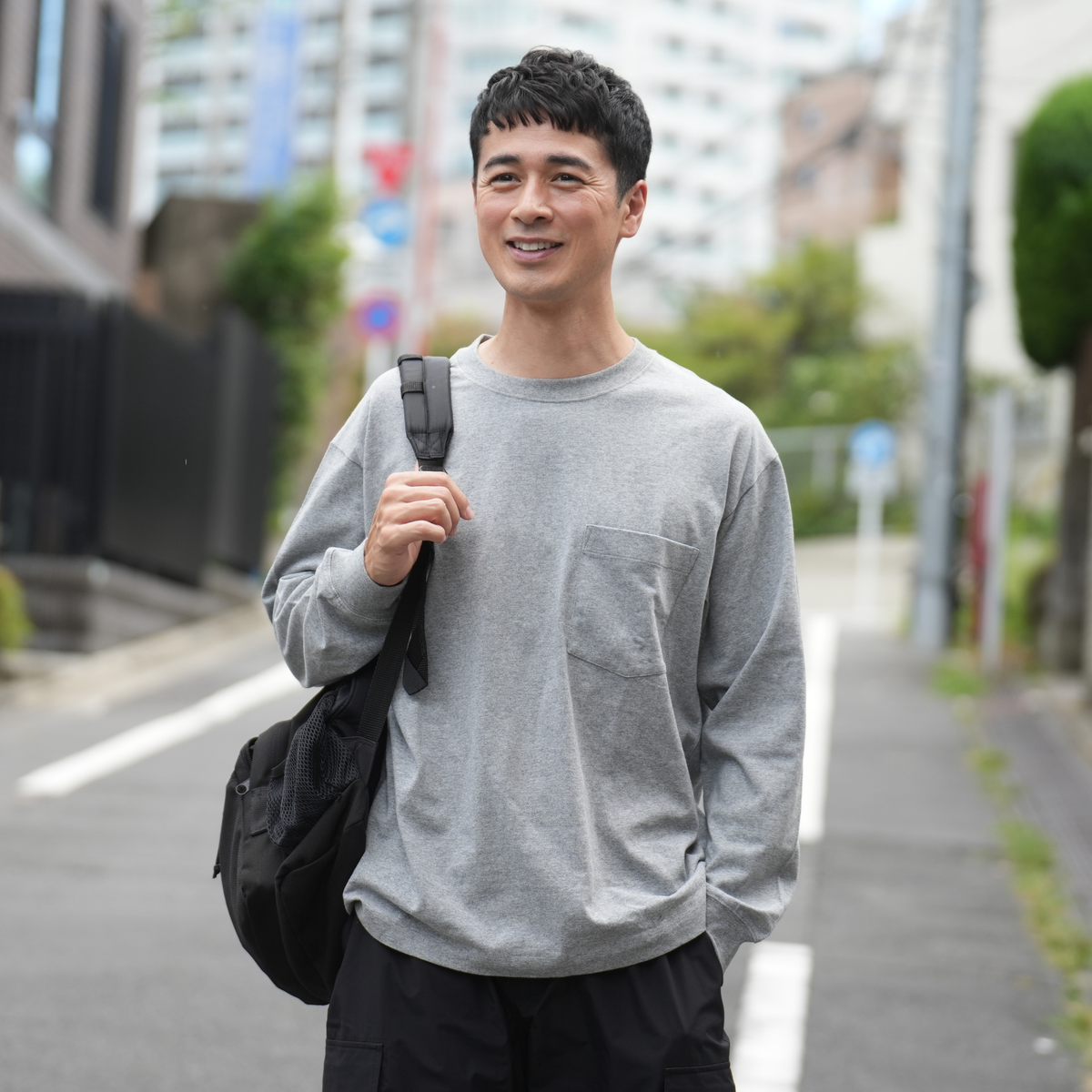 綿100%BIG Tシャツ(長袖)