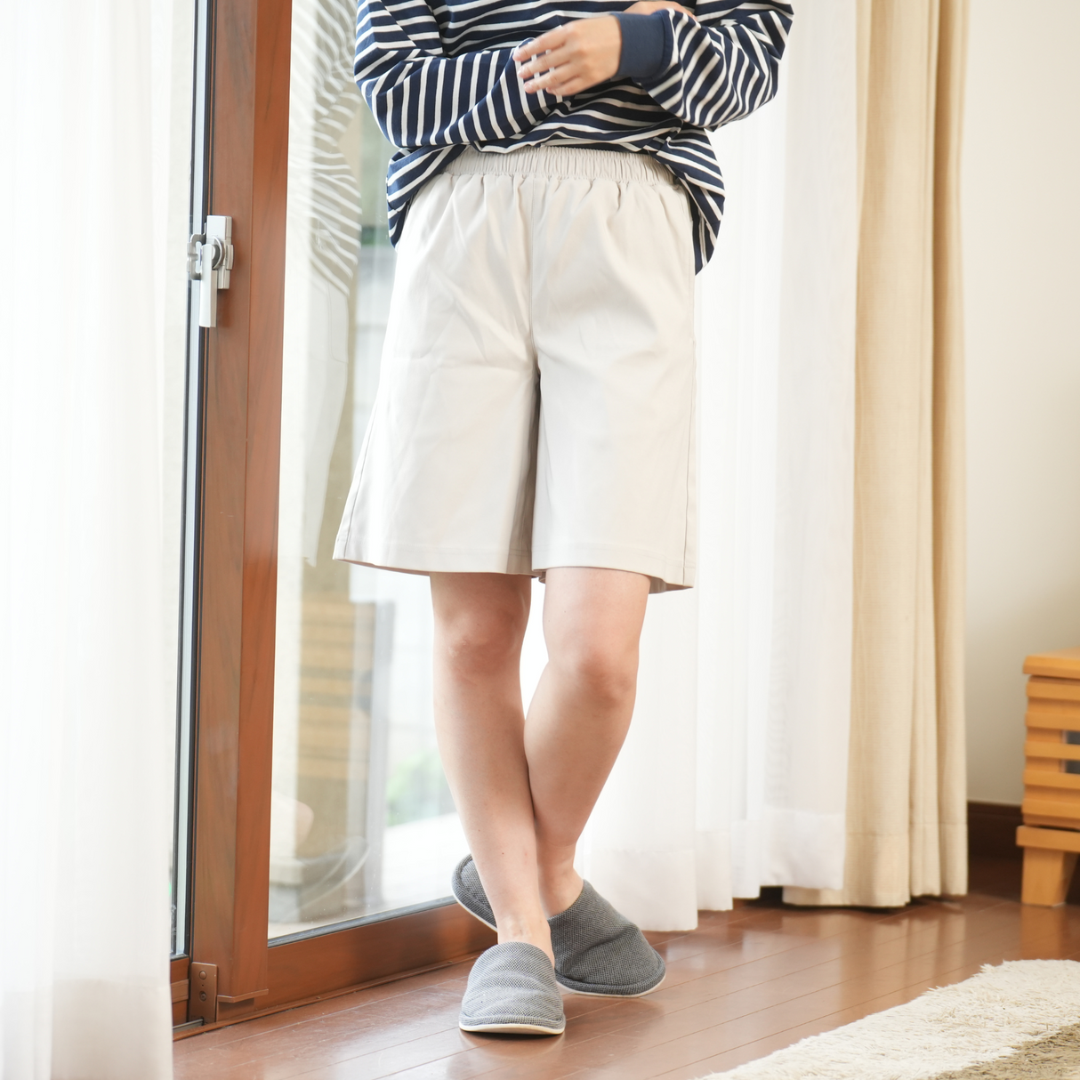 NOBIRUNOストレッチショートパンツ