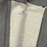 裏起毛スウェットダブルジップパーカー