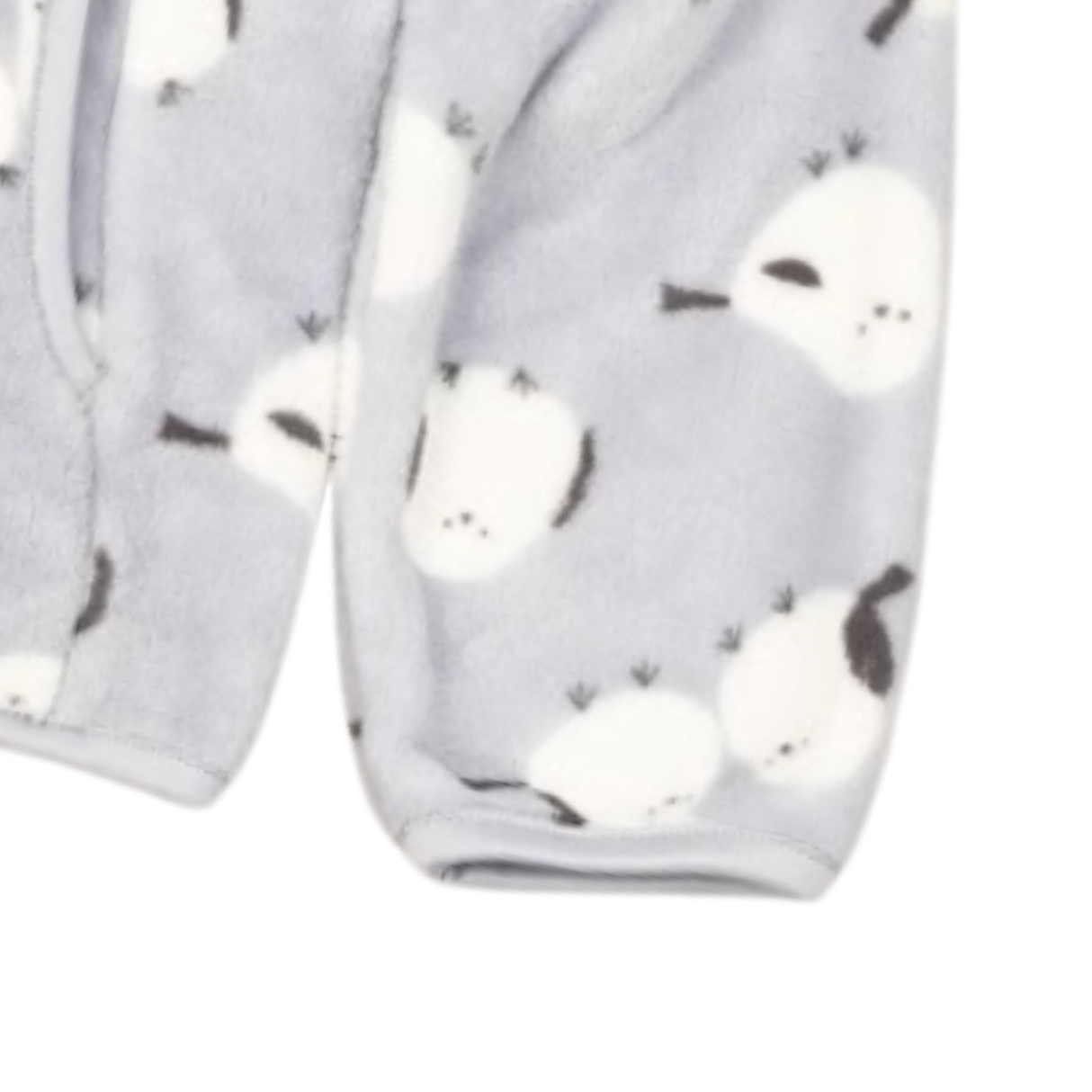 キッズシルキーフリースジャケット総柄