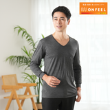 【ONFEEL】ＶネックインナーT/長袖