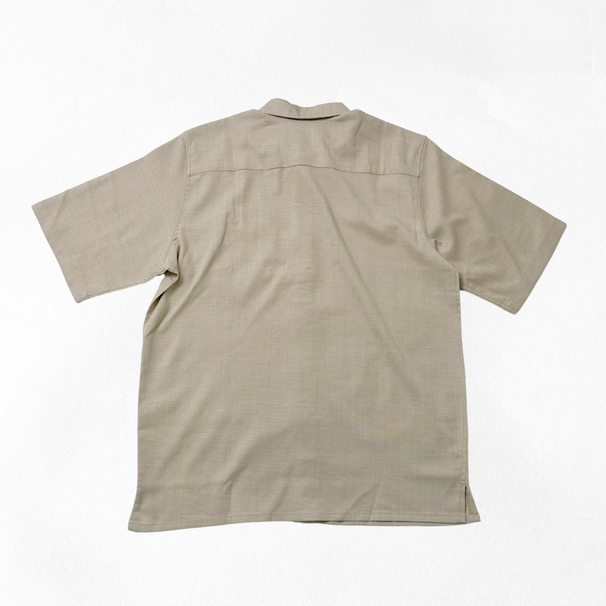 NOBIRUNOストレッチ半袖シャツ（リネンライク）